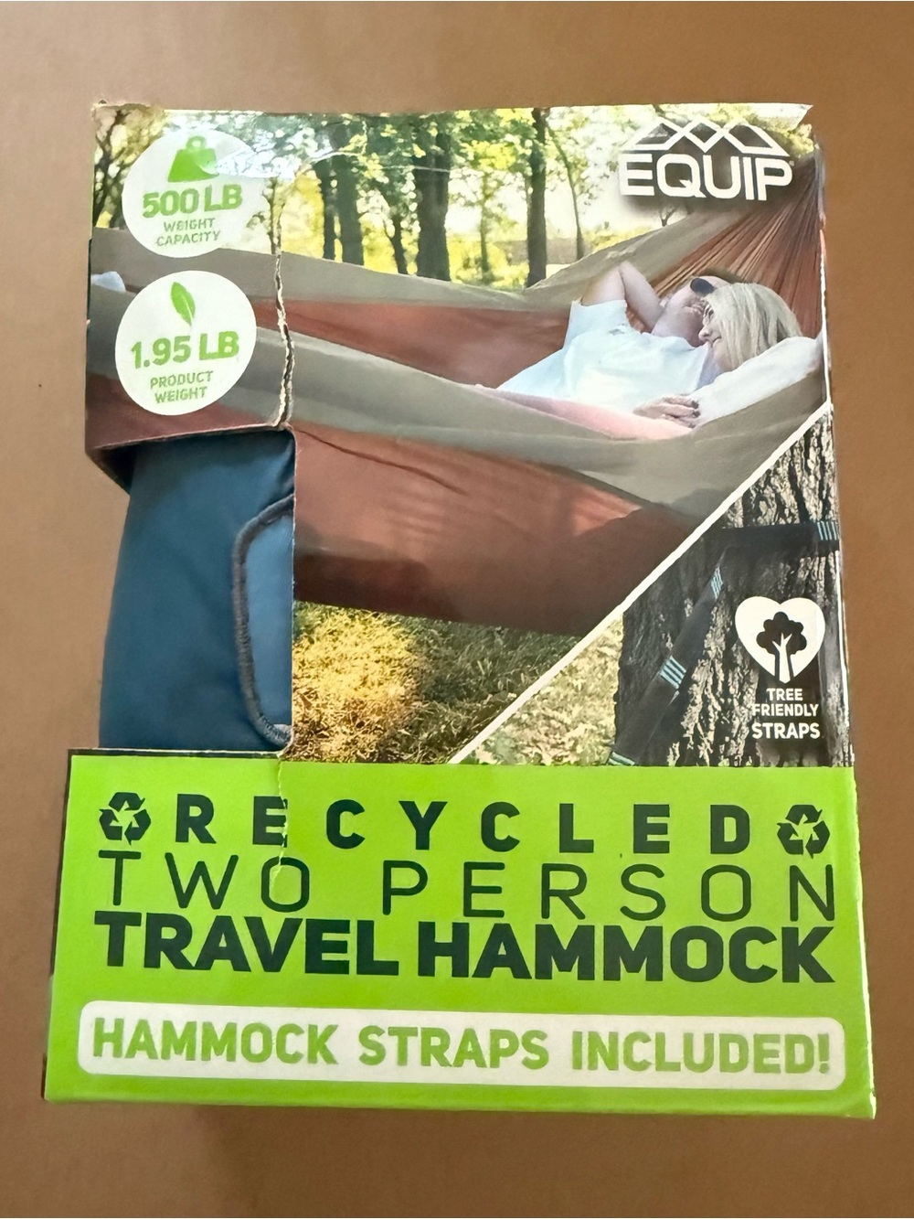Equipe Two-Person Travel Hammock in Blue